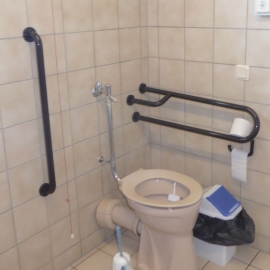 Sanitär und Sanitär für Behinderte